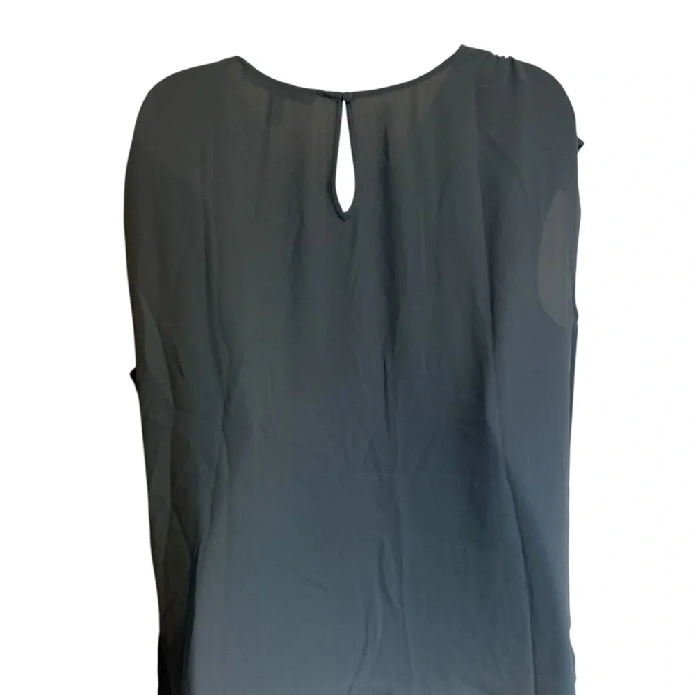 NWT WHBM RETAIL: $79 Twist Neckline Keyhole Top XLARGE #4 - Picture 5 of 11